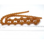 Antique Amber Necklace made from Round Amber beads