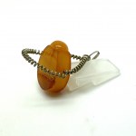 Beautiful Vintage Amber Pendant shaped like a Drop