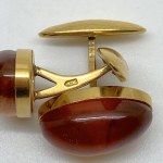 Alluring Vintage Amber Cufflinks