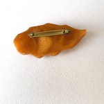 Incredible Unique Vintage Amber Brooch