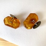 Staggering Unique Vintage Amber Cufflinks