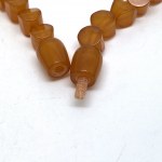 Magnificent Vintage Amber Necklace made from Hand Carved Amber beads