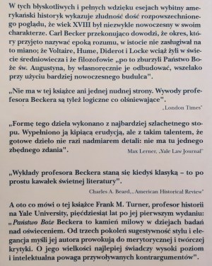 Becker Carl L. • Państwo Boże osiemnastowiecznych filozofów