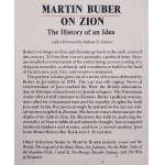 Buber Martin • On Zion. The History of an Idea