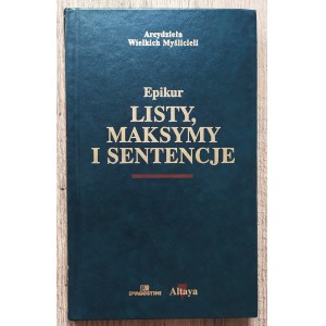 Epikur • Listy, maksymy i sentencje