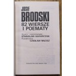 Brodski Josif • 82 wiersze i poematy [Stanisław Barańczak, Czesław Miłosz]