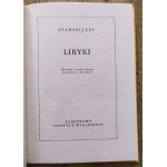 [Biblioteka Poetów] Fet Afanasij • Liryki
