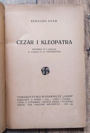 Shaw Bernard • Cezar i Kleopatra