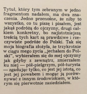 Iwaszkiewicz Jarosław • Podróże do Polski