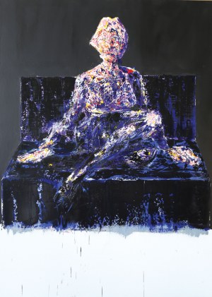 Andrzej Fogtt, Kobieta na kanapie, 2016