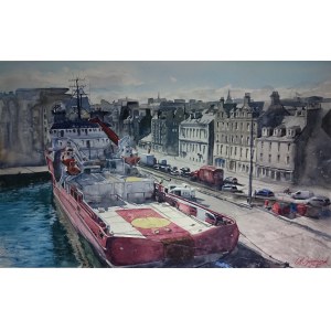 Łukasz Ogrodowczyk, PORT ABERDEEN 28,5 x 45,5 cm.