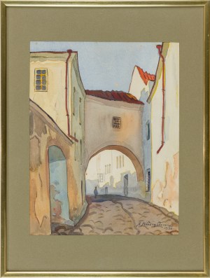 Adam Międzybłocki (1885-1956), Wilno. Zaułek kazimierzowski, 1931