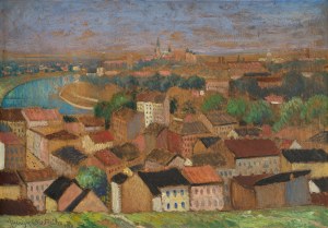 Henryk Dietrich (1889-1948), Widok Krakowa, 1929