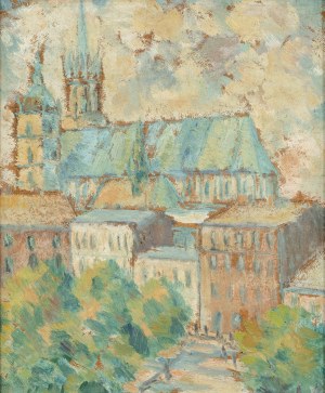 Henryk Dietrich (1889-1948) (atrybuowany), Kościół Mariacki w Krakowie