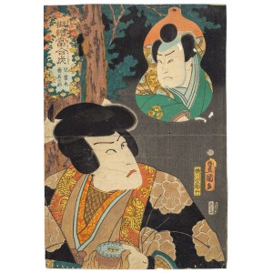 Utagawa Kunisada (1786-1865), Dwa oblicza, poł. XIX w.