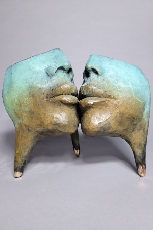 D.Z., Pocałunek duży (Brąz, wys. 20 cm)
