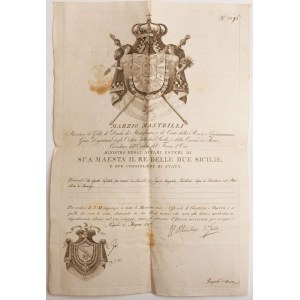 DELEGACJA AUGUSTO AUDIBERTA, Neapol, 2.06.1811