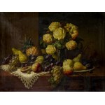 Richard RAU (XX w.), Martwa natura z kwiatami i owocami