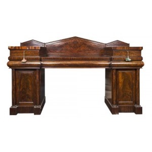 Kredens angielski (A William VI mahogany pedestial sideboard)