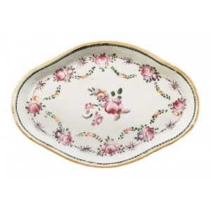 Talerzyk porcelanowy (A Chinese oval teapot stand)