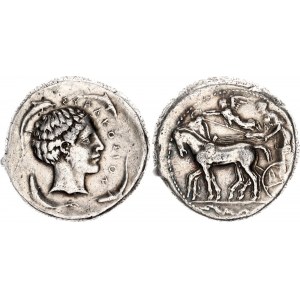 Ancient Greece Tetradrachm 466 - 406 BC Sicily Syracuze 2nd Republic