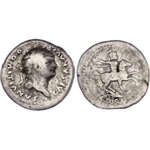 Roman Empire Domitian AR Denarius 77 - 78 AD