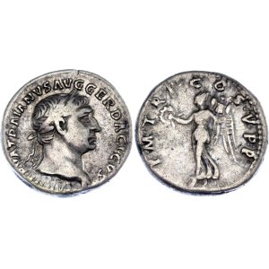 Roman Empire Denarius 107 AD Trajan