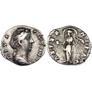 Roman Empire Denarius 148 - 161 AD Faustina Posthumous