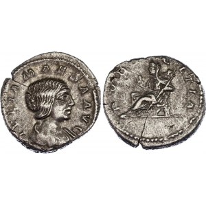 Roman Empire Denarius 218 - 222 AD Julia Maesa Puditia