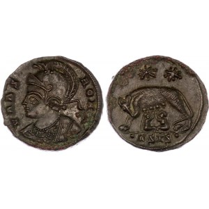 Roman Empire Follis 344 - 335 AD Siscia Commemorative issue