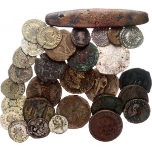 Ancient World Lot of 30 Coins 100 - 1800
