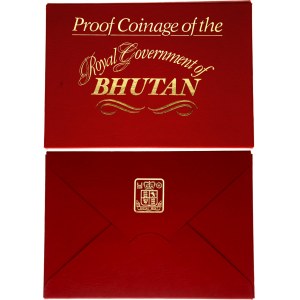 Bhutan Proof Set of 5 Coins 1979 with Original Folder