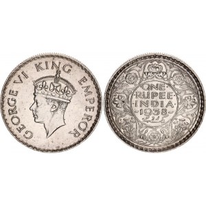 British India 1 Rupee 1938