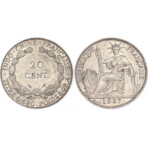 French Indochina 20 Centimes 1937