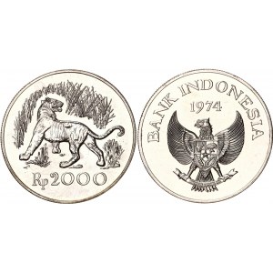 Indonesia 2000 Rupiah 1974