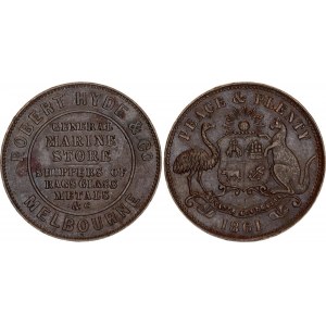Australia 1 Penny Token 1861