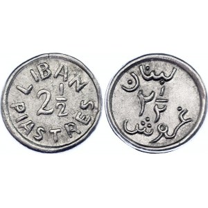 Lebanon 2-1/2 Piastres 1941 (ND)
