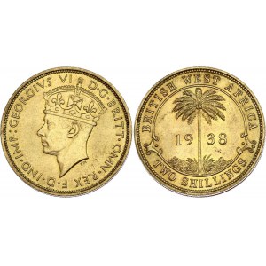 British West Africa 2 Shillings 1938 KN