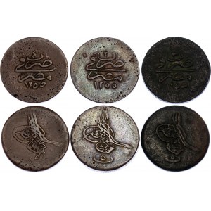 Egypt Lot of 5 Para 1840 - 1842