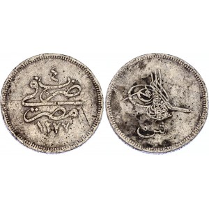 Egypt 5 Qirsh 1863 (AH1277)