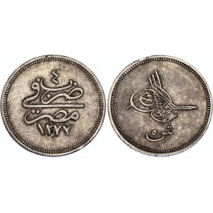 Egypt 5 Qirsh 1863 (AH1277)