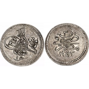 Egypt 1 Qirsh 1878 (AH1293/3)