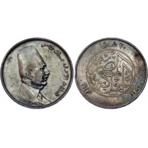 Egypt 20 Piastres 1923 H AH 1341