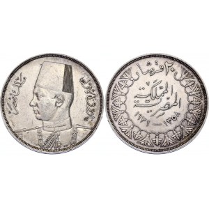 Egypt 20 Qirsh 1939 (AH1358)