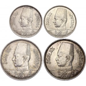 Egypt Lot of 5 & 10 Piastres 1937 - 1939