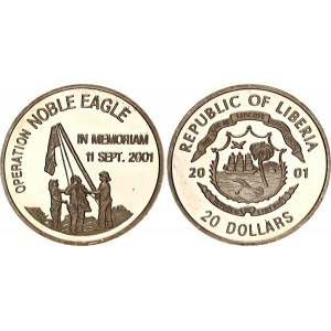 Liberia 20 Dollars 2001