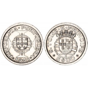 Saint Thomas & Prince 5 Escudos 1951