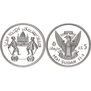 Sudan 5 Pounds 1981 AH 1401