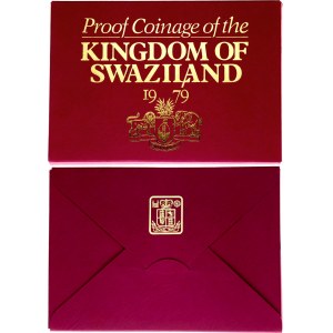 Swaziland Proof Set of 7 Coins 1979 with Original Folder