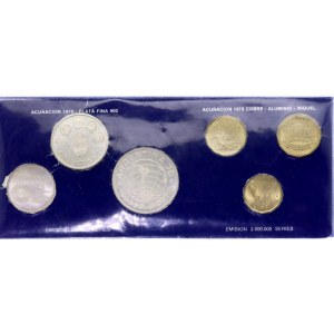 Argentina Set of 6 Coins 1978